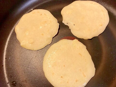 離乳食後期 じゃがいもとりんごのパンケーキ レシピ 作り方 By Maroncream 楽天レシピ